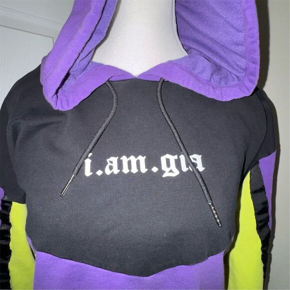 I.AM.GIA Rare Alcyone Cropped Hoodie Size S Graphic Street Style Streetwear - Picture 3 of 11